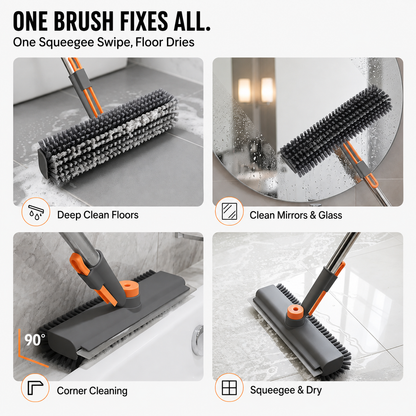 TitanScrub 3-in-1 Floor Scrubber with long handle
