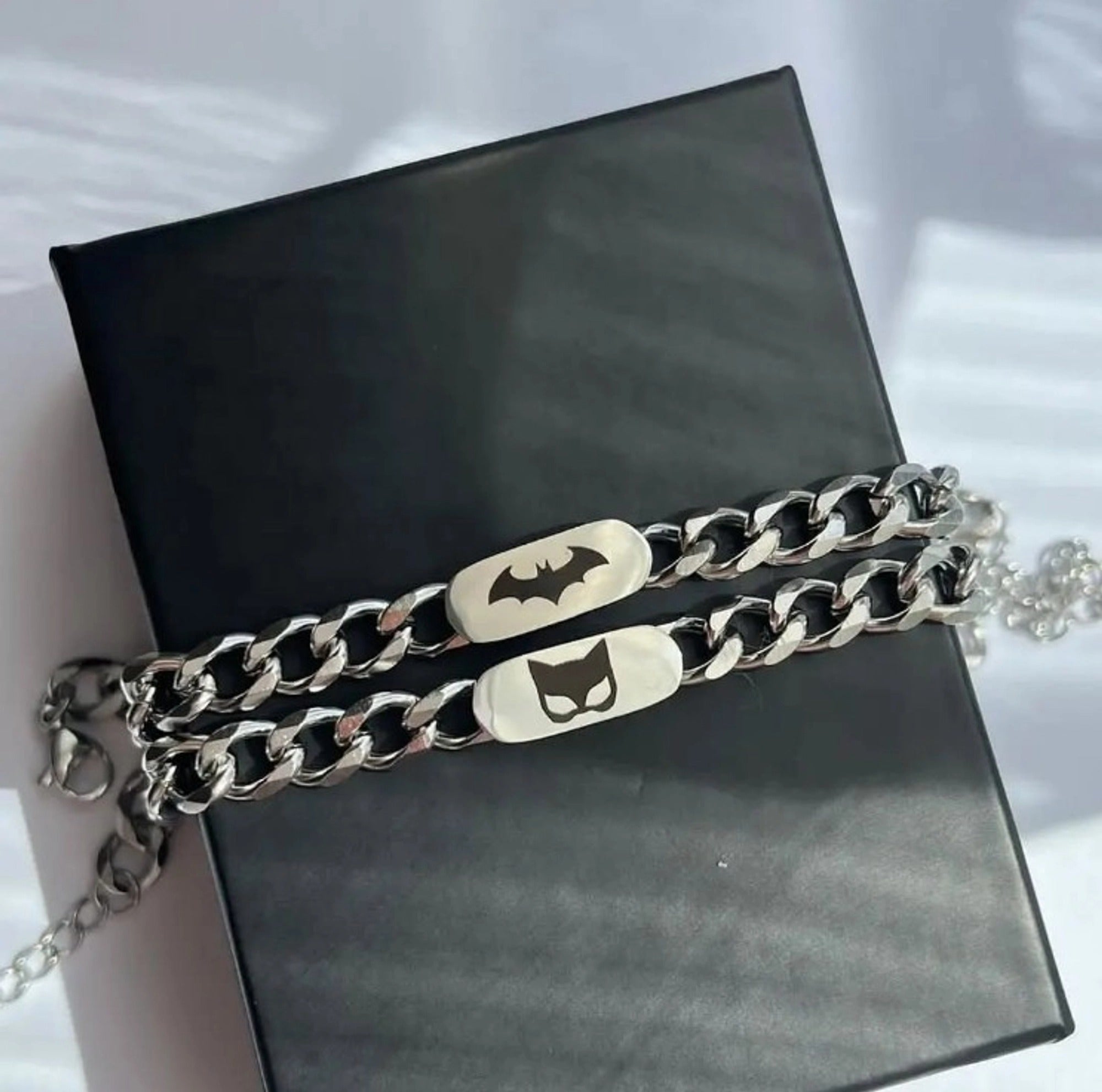 Batman Catwoman Bracelet Set