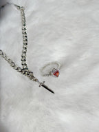 Heart Ring and Sword Bracelet